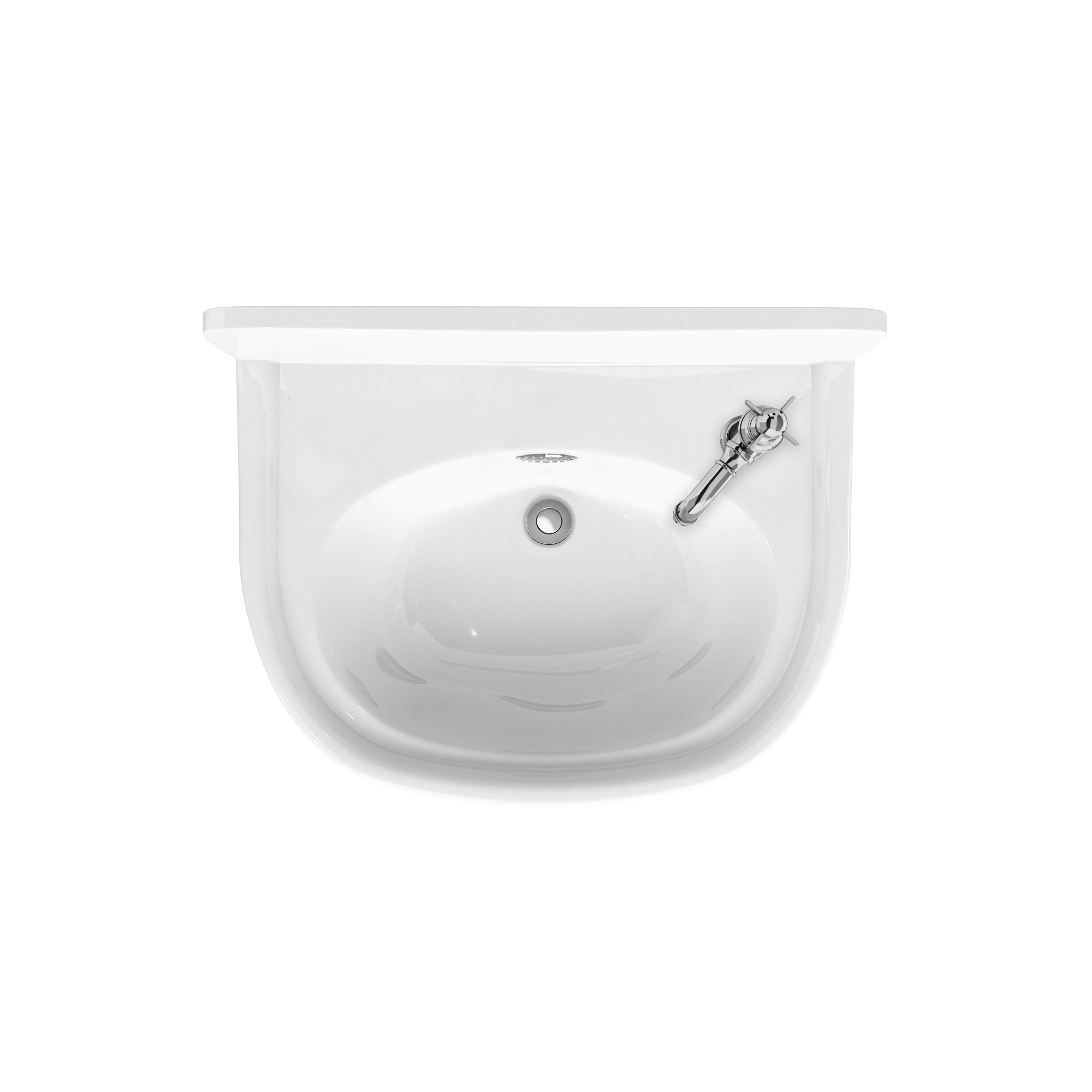 500mm cloakroom basin BB Whitebook